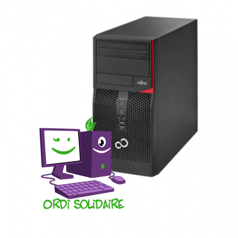 PC d'occasion reconditionné - Fujitsu Esprimo P420 E85+ Core i5 - Disque SSD 240 Go - mémoire vive 8 Go